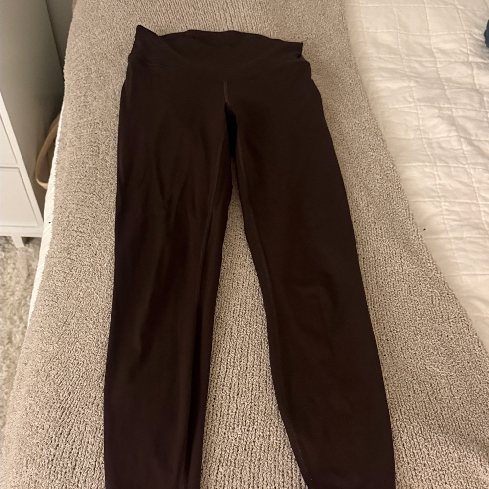 Brown High-Waisted Lululemon Leggings